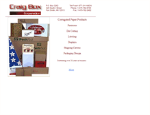 Tablet Screenshot of craigbox.com